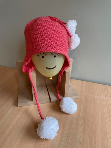 Pink Bobble Hat